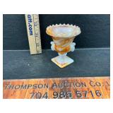 Vintage slag glass toothpick holder