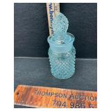 Vintage glass toilet water bottle