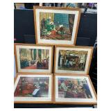 5 Framed Pictures