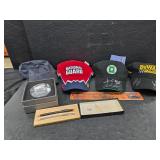 Signed hats Rousch Racing and others