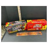 2 die cast race cars