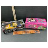 2 die cast race cars