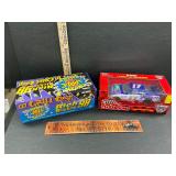 2 die cast race cars