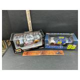 2 die cast race cars