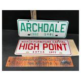 Archdale & High Point Tags