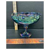 Carnival glass dish