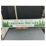 Metal Christmas Tree Farm Sign