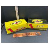 2 die cast race cars