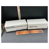 2 die cast race cars