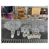 Miscellaneous glassware