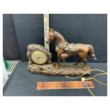Vintage horse clock