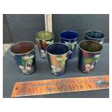 Carnival glass glasses