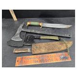 Schrade hatchet and others
