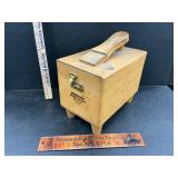 Shoe Shine Box w Contents