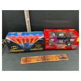 2 die cast race cars
