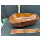 Large wooden bowl