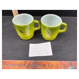 North Western Bank of NC Fire King Cups