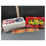 2 die cast race cars