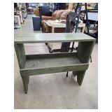 Handmade shelf 30*11*27 tall