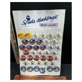 Bud Light Spuds Mackenzie Button Display