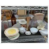 Miscellaneous glassware