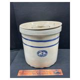 Vintage crock with lid