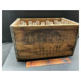Hires root beer crate and bottles