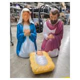 Blow mold nativity