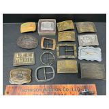 Vintage belt buckles