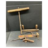 Vintage tools and a trap