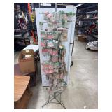 Rack with 100ï¿½s of packs of screws and bolts