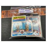 200 mixed sports cards