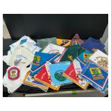 Vintage Boy Scouts banners and scarves
