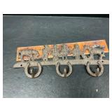 Cast iron coat hooks