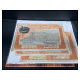 1899 Railroad certificates