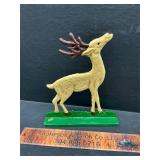 Cast iron deer door stop