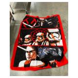 Star Wars blanket and bag