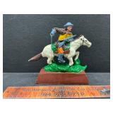 Cast iron horseman