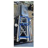 Racks, metal, rolling stand