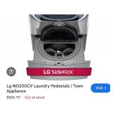 New LG sidekick pedestal small washing machine