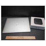 Apple TV and laptop
