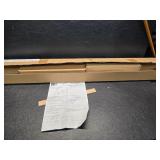 Interior barn door hardware