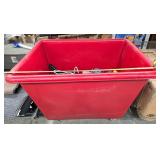 Rolling Basket truck and contents