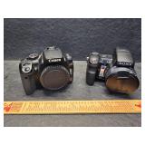 Sony and Canon digital cameras