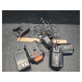 Worx battery and chargers