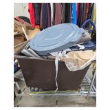 Large tote and contents cart not included