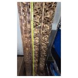 Carved decorated wood boards