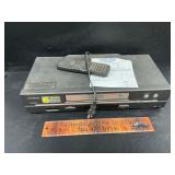 VHS player with remote