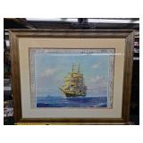 Vintage Sailing Clipper Ship
