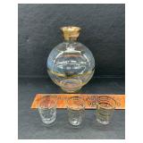 Decanter and shot glasses